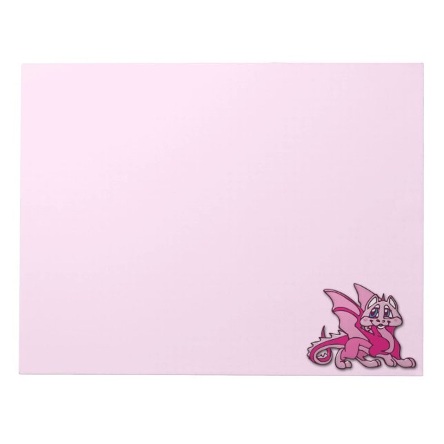 Pynky der Drache Notizblock (Vorderseite)