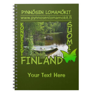 Pynnösen Lomamökit Gewohnheitsnotizbuch Notizblock