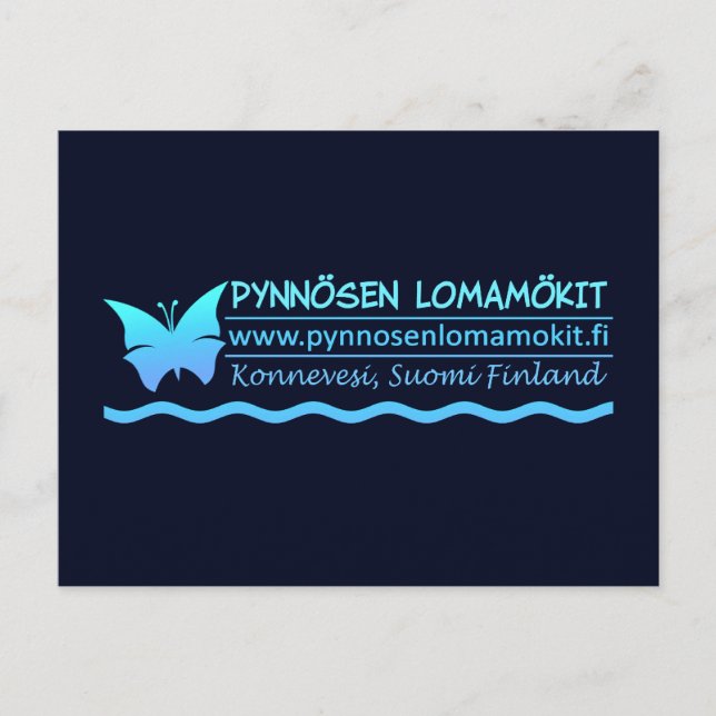 Pynnous Lomamökit postcard - anpassen Postkarte (Vorderseite)