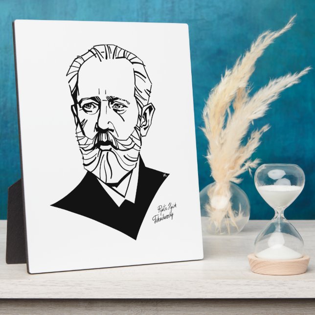 Pyotr Tchaikovsky Fotoplatte (Seite)