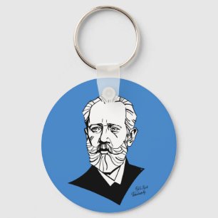 Pyotr Tchaikovsky Schlüsselanhänger