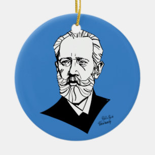 Pyotr Tschaikowski Keramik Ornament