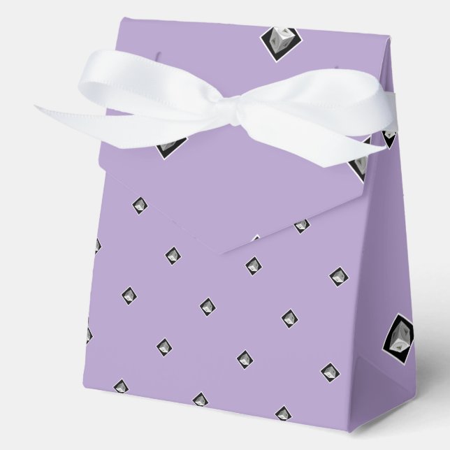 Pyramid Cube Repeat Lilac Geschenkschachtel (Vorderseite)