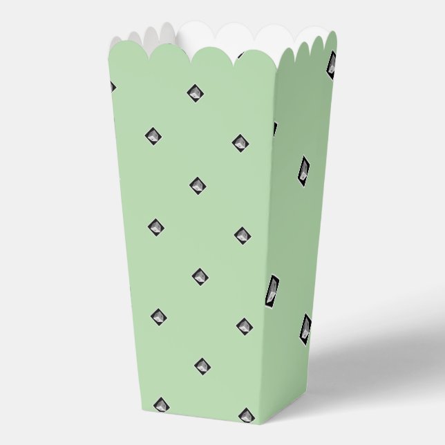 Pyramid Cube Repeat Mint Green Geschenkschachtel (Vorderseite)