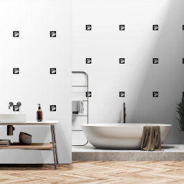 Pyramid Cube Repeat White Tapete