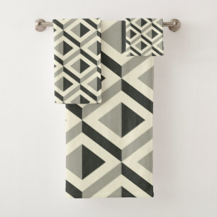 Pyramid Cube Towel Badhandtuch Set