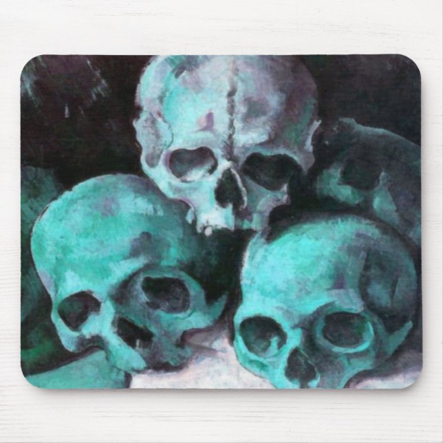 Pyramid of Skulls After Cezanne Mousepad (Vorne)
