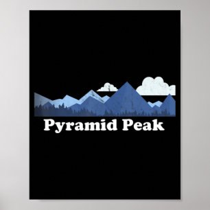 Pyramid Peak Bagger New York NY Wandern Poster