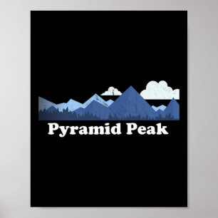 Pyramid Peak Bygger New York Ny Klettern Wandern Poster