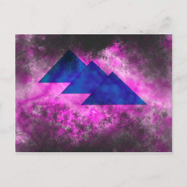 Pyramid Power Geschenke Postkarte (Vorderseite)