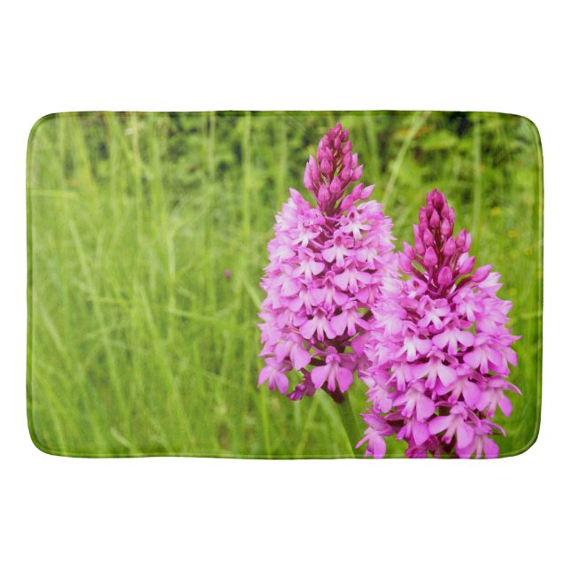 Pyramidal Orchid Bath Mat Badematte (Vorderseite)