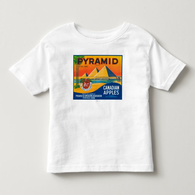 Pyramide Apple beschriften - Penticton B.C. Kanada Kleinkind T-shirt (Vorderseite)