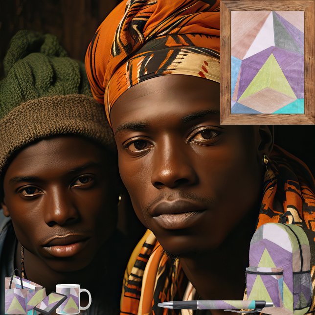 Pyramide Bedruckter Rucksack (Get the full "Pyramid" collection at: https://bit.ly/SmartArtZazzle. )