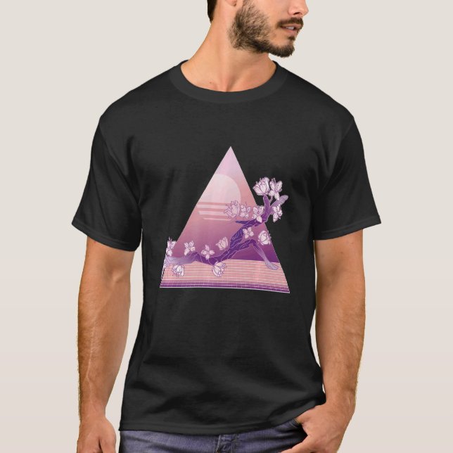 Pyramide Blume Sun T-Shirt (Vorderseite)