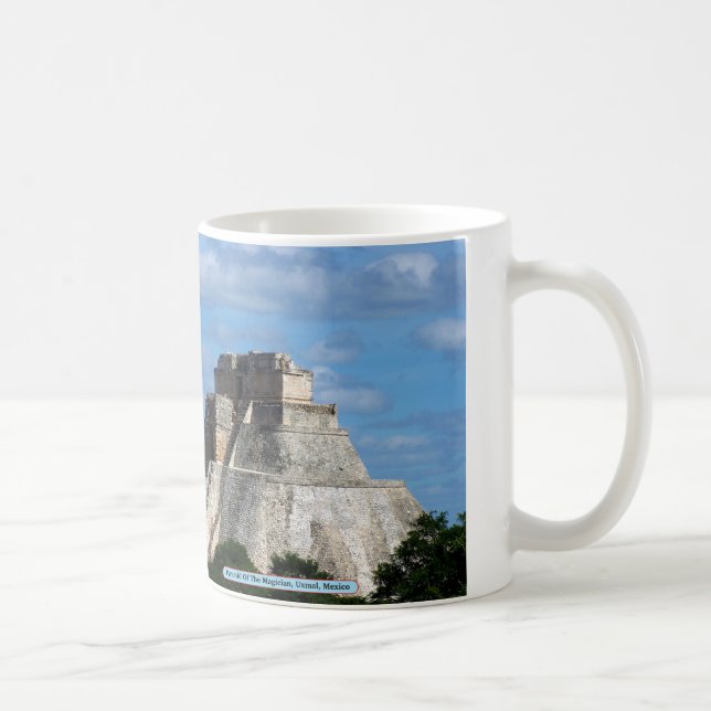 Pyramide des Magier, Uxmal, Mexiko Kaffeetasse (Rechts)