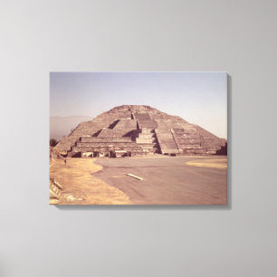 Pyramide des Mondes, errichtete ANZEIGE c.100-350 Leinwanddruck