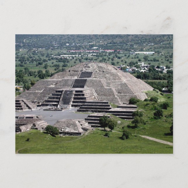 Pyramide des Mondes, Teotihuacan, Mexiko Postkarte (Vorderseite)