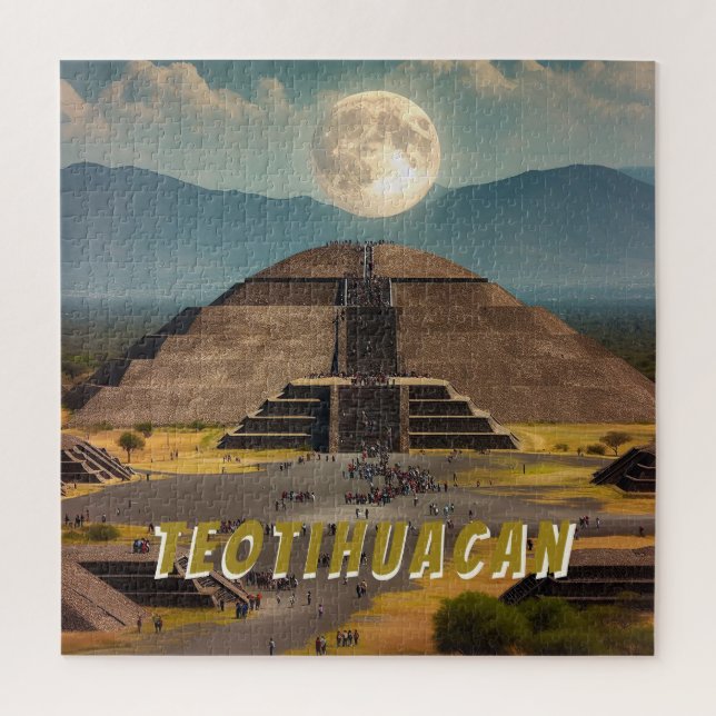 Pyramide des Mondes, Teotihuacan, Mexiko-Reise (Vertikal)