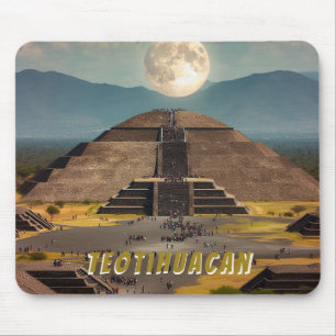 Pyramide des Mondes, Teotihuacan, Mexiko-Reise Mousepad