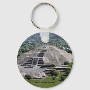 Pyramide des Mondes, Teotihuacan, Mexiko Schlüsselanhänger