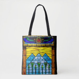 Pyramide égyptienne Sac fourre-tout de style Tiffa