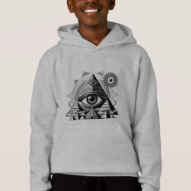 Pyramide Hoodie (Vorderseite)