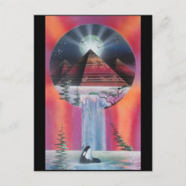 Pyramide Postkarte. Postkarte