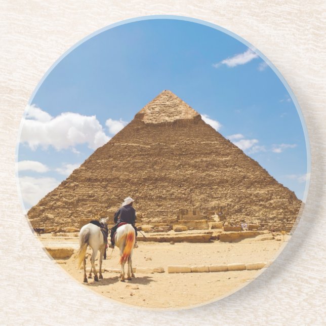 Pyramide Sandstein Untersetzer (Vorne)