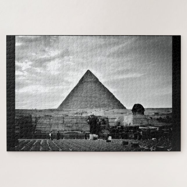 Pyramide und Sphinx (Horizontal)