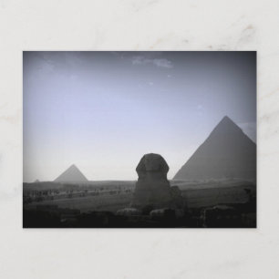 Pyramide und Sphinx Postkarte