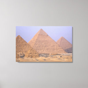 Pyramide von Menkaure (Mykerinos), Pyramide von Leinwanddruck