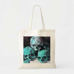 Pyramide von Skulls nach Cezanne Tragetasche