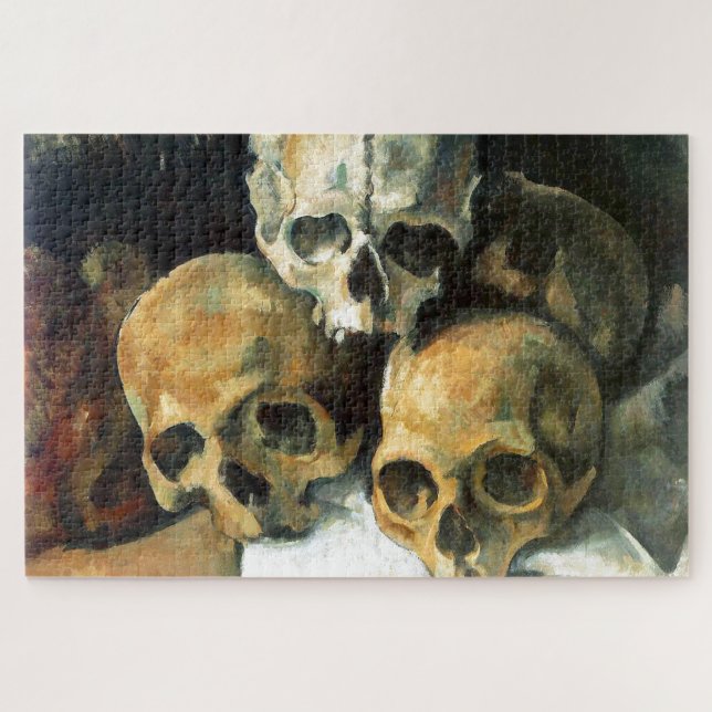 Pyramide von Skulls Paul Cezanne Malerei Art (Horizontal)