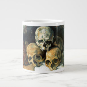 Pyramide von Skulls Paul Cezanne Malerei Art Jumbo-Tasse
