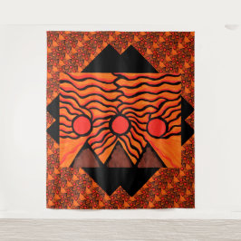 Pyramiden anderer Welten 2 Wandteppich