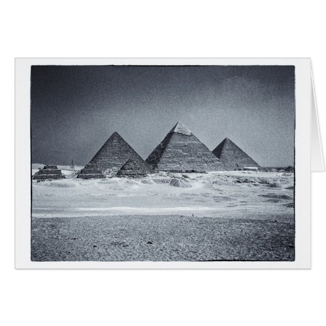 Pyramiden, antikes Kairo, Ägypten (Vorderseite (Horizontal))