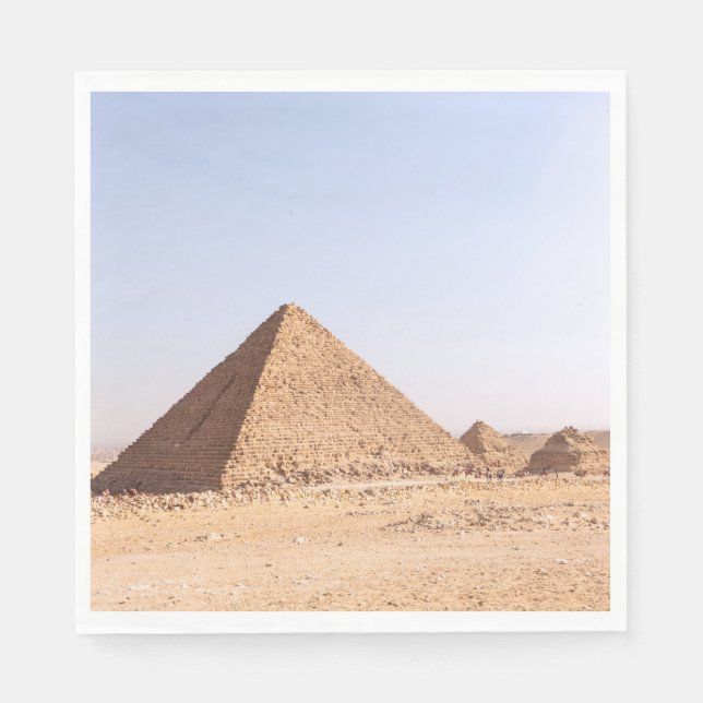 Pyramiden aus Ägypten Tasse Serviette (Vorderseite)