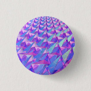 Pyramiden aus farbigem Kristall Button