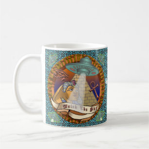 Pyramiden Außerirdisches Raumschiff Kaffeetasse