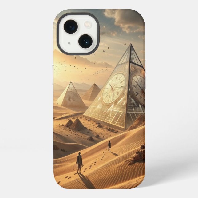 Pyramiden der Stille iPhone Hülle (Rückseite)