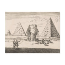 Pyramiden en Sfinx van Gizeh (1698) von Jan Luyken