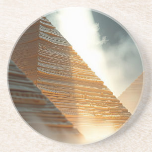 Pyramiden getränkeuntersetzer