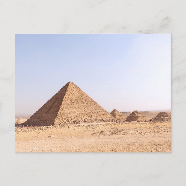 Pyramiden in Ägypten Postkarte (Vorderseite)