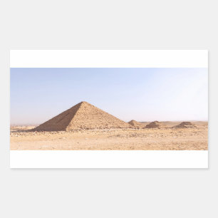 Pyramiden in Ägypten Rechteckiger Aufkleber