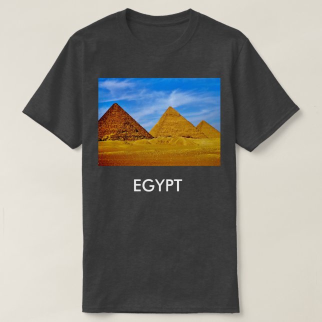 Pyramiden in Gizeh T-Shirt (Design vorne)