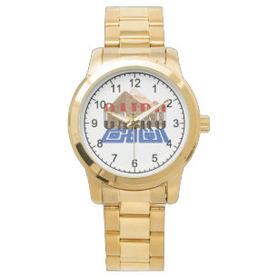 Pyramiden in Kairo-Ägypten Armbanduhr