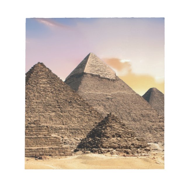 Pyramiden Notizblock (Vorderseite)