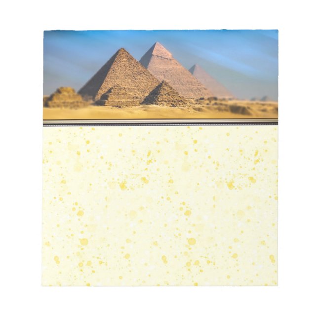 Pyramiden Notizblock (Vorderseite)