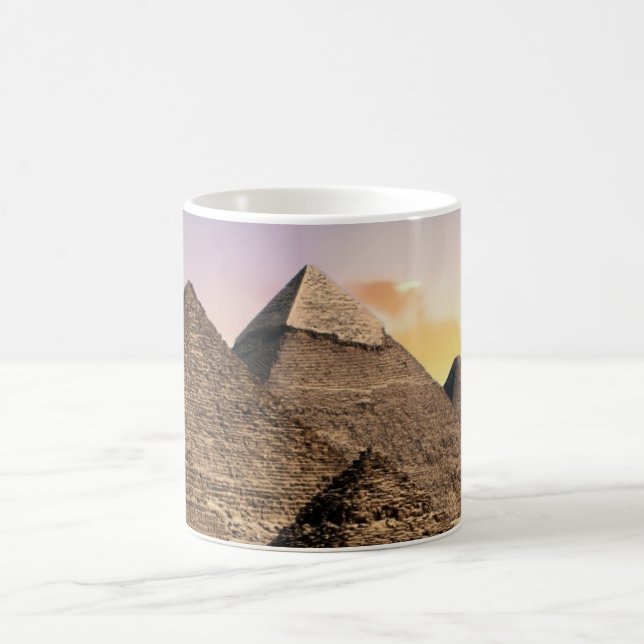 Pyramiden Sphinx Altes Ägypten Pharao Cheops Wüste Kaffeetasse (Mittel)