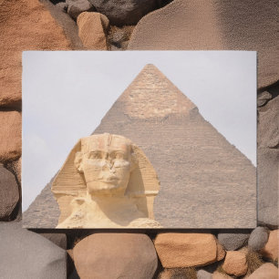 Pyramiden Sphinx Pharao altes Ägypten Giza Reise Postkarte